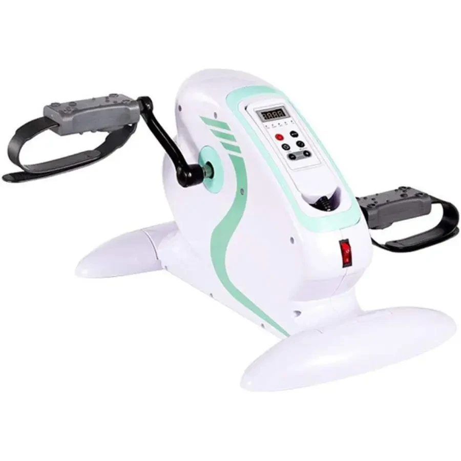 Motorized Rehabilitation Bicycle Fitness Motorized Electric Mini Exercise Bike, Pedal Exerciser for Physiotherapy Arm and Leg Pedal Training Device