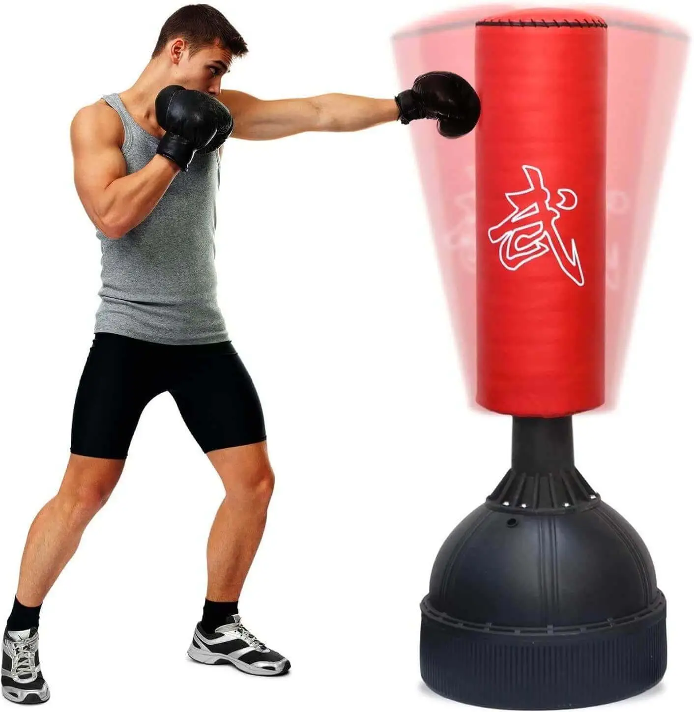 Freestanding Punch Bag Stand Punch Boxing Bag Set 5 feet 6 inch