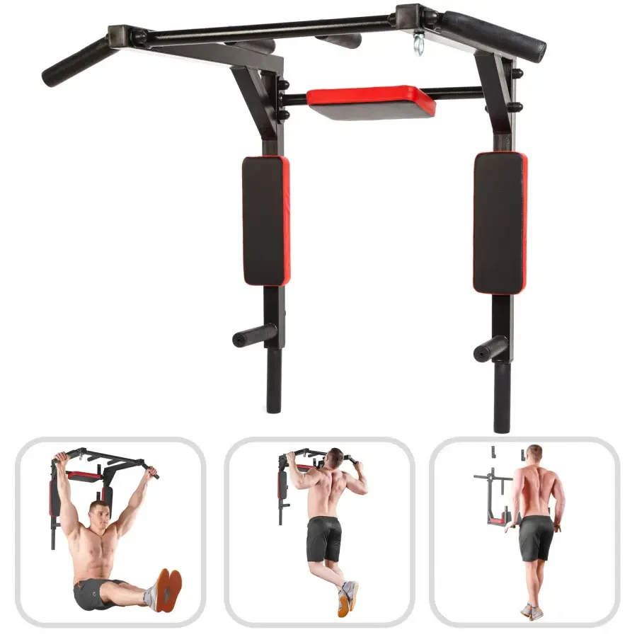 Premium  Pull-Up And Dips Stations - Wall Mounted Parallel Bar -Pull Up bar