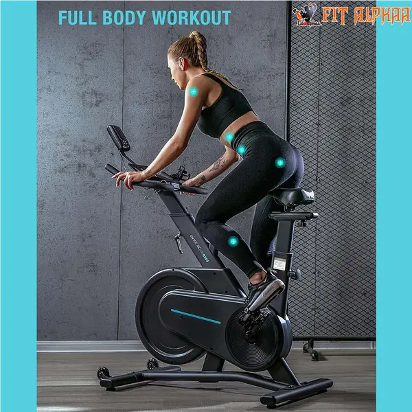 Q200C OVICX Magnetic Home Workout Exercise Bike with Digital Monitor