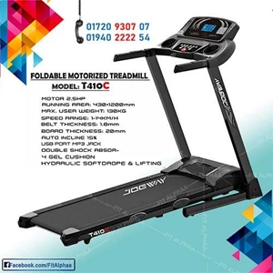 Foldable motorized treadmill model jogway t410c