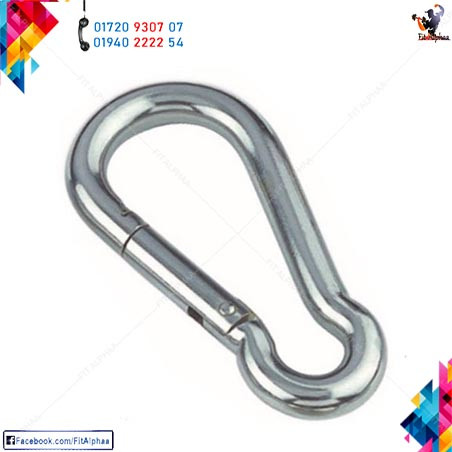 Carabiner Snap Hook Stainless Heavy Duty Steel Large Size