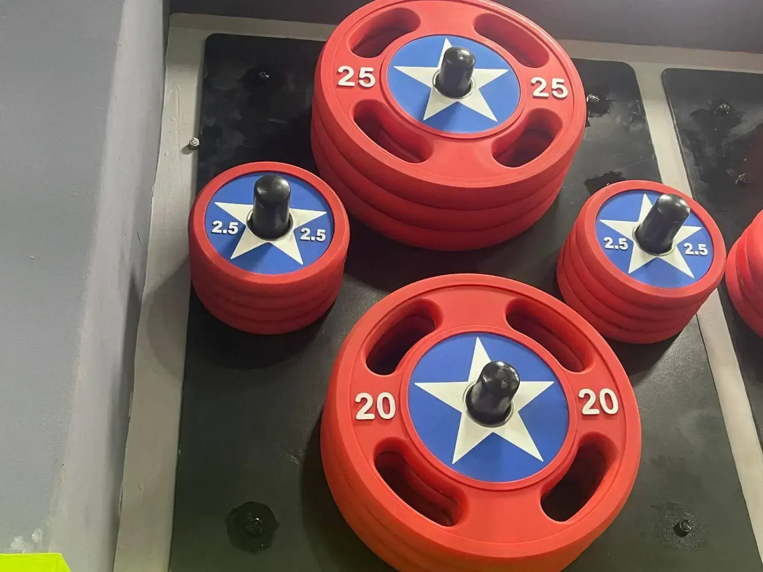 Captain America Premium Weight Plate 20KG Pair