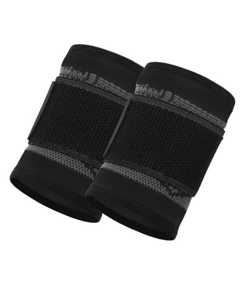 Wrist Support with Finger Support (Black)- 1 Pair