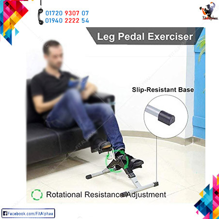 Mini Exercise Cycle/Portable Folding Pedal Exerciser With Digital LCD Adjustable