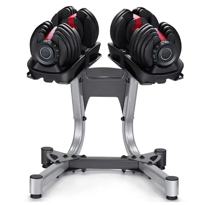 Bowflex Select-Tech Adjustable Dumbbell Pair and Stand Bundle