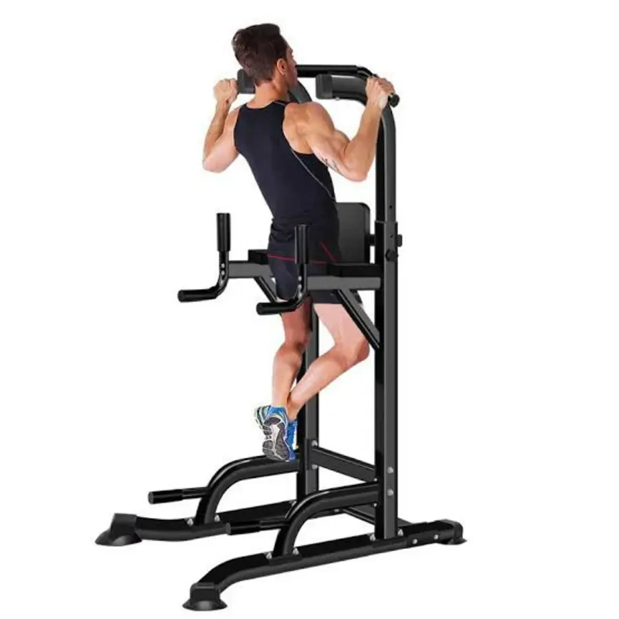 Chin up and dip Station ab tower full body workout power tower With Bench Press