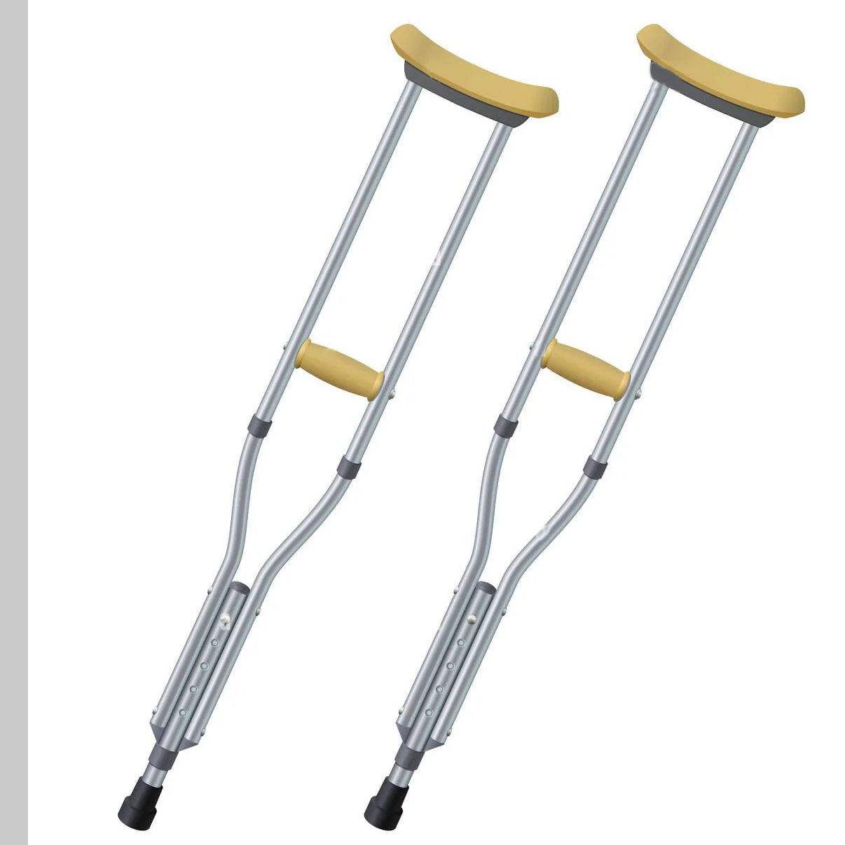 Crutches Elbow Support Sticks - Walking Stick - Fit alphaa
